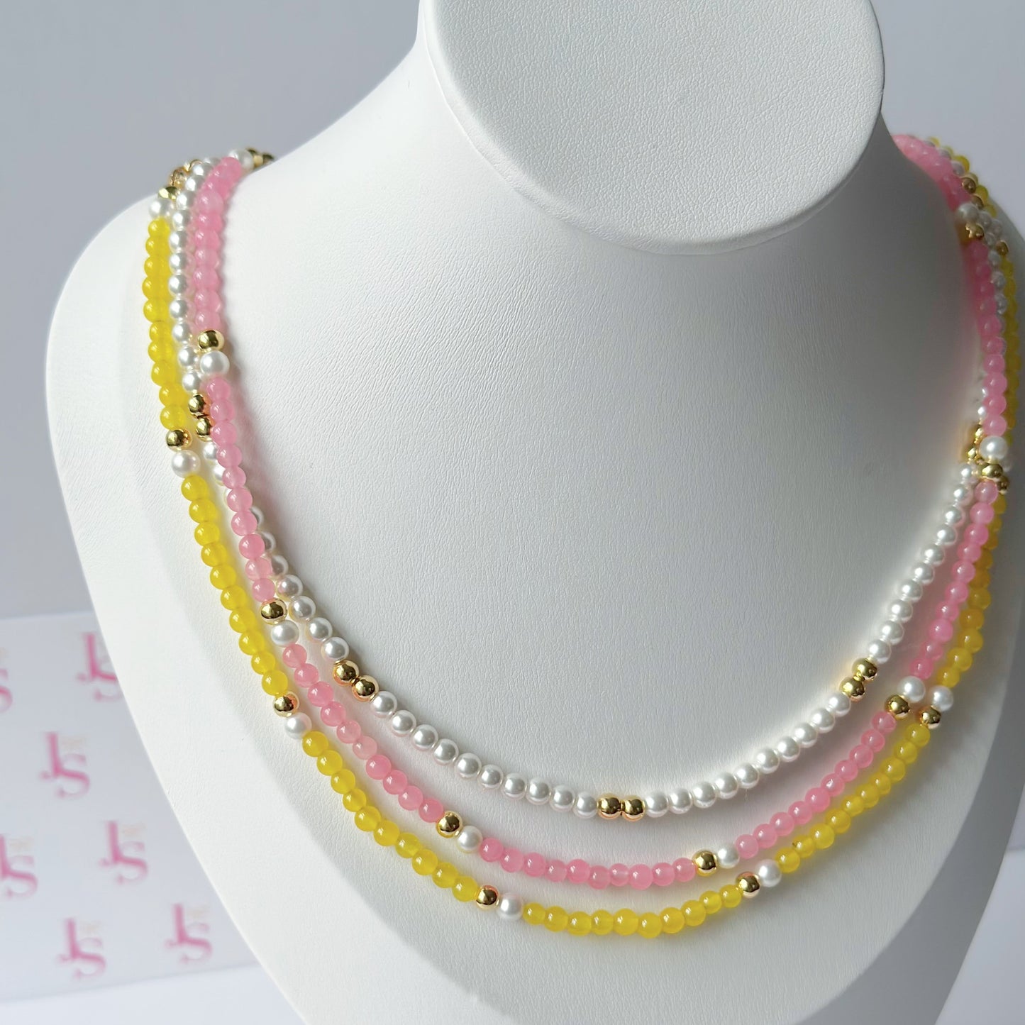 Pastel & Pearls Necklace