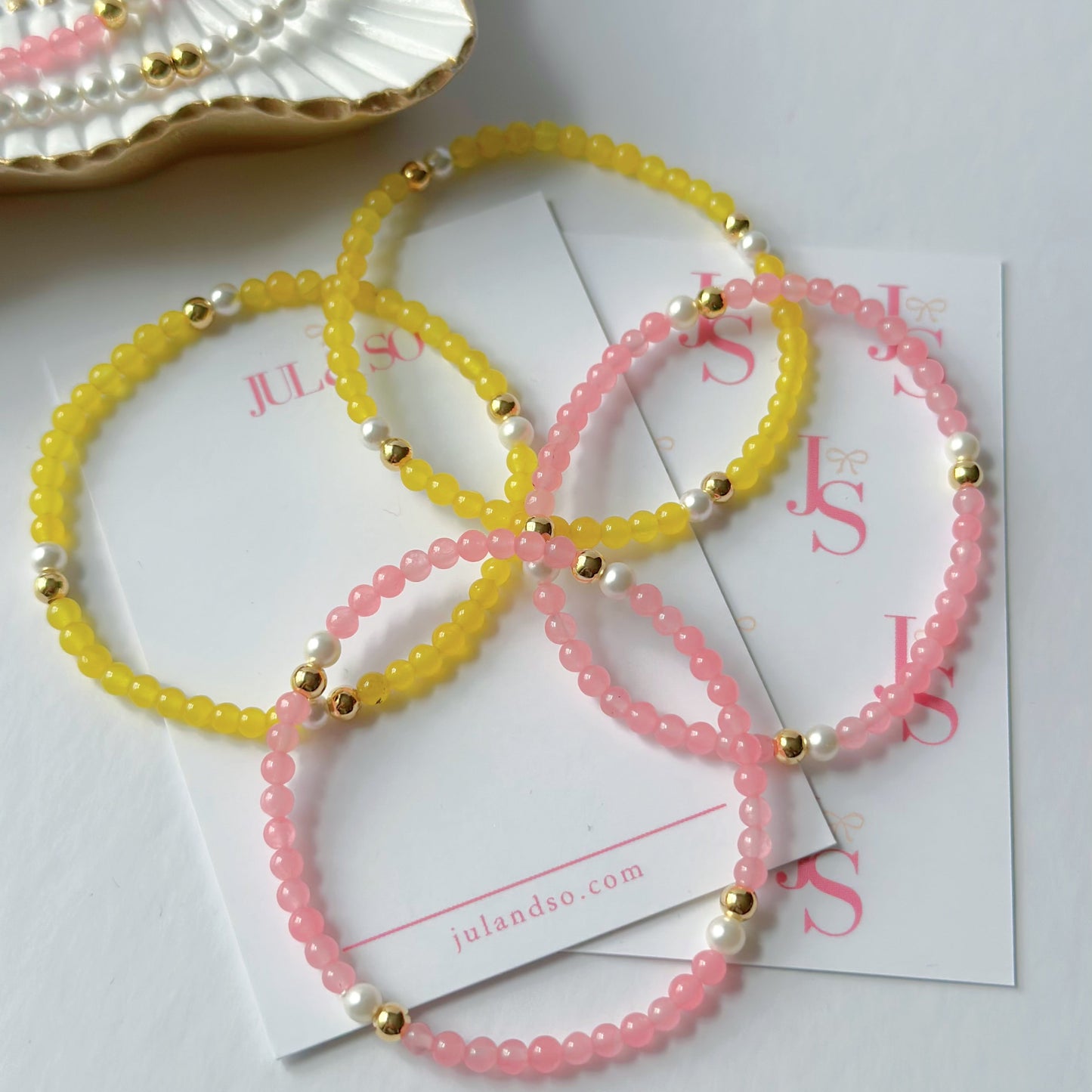 Pastel & Pearls Bracelets