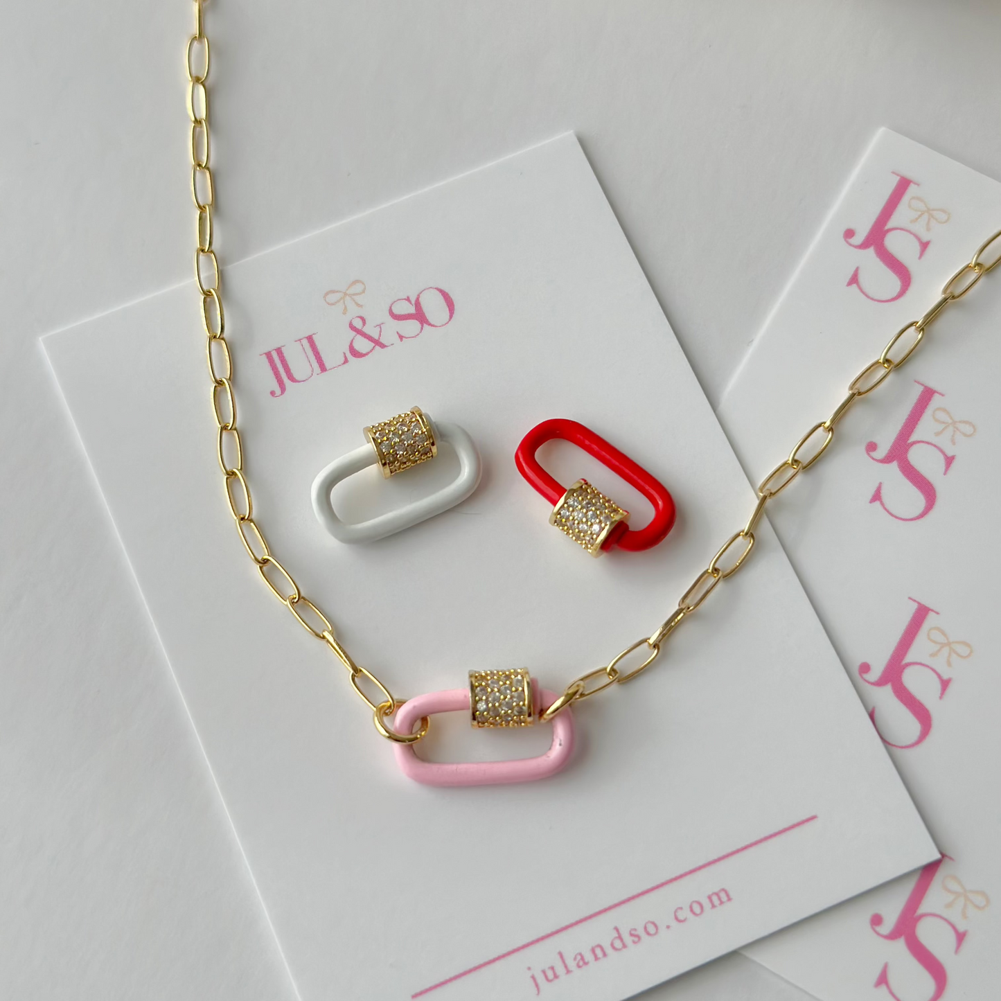 Dainty Paperclip Necklace