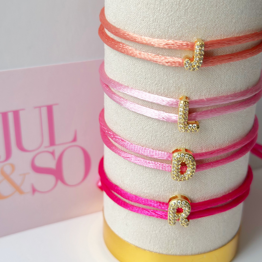 Bubble Initial Bracelet