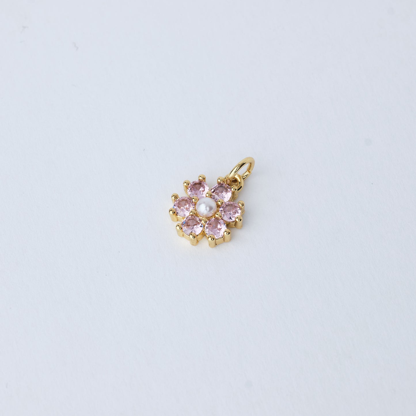 Flower Crystal Charm