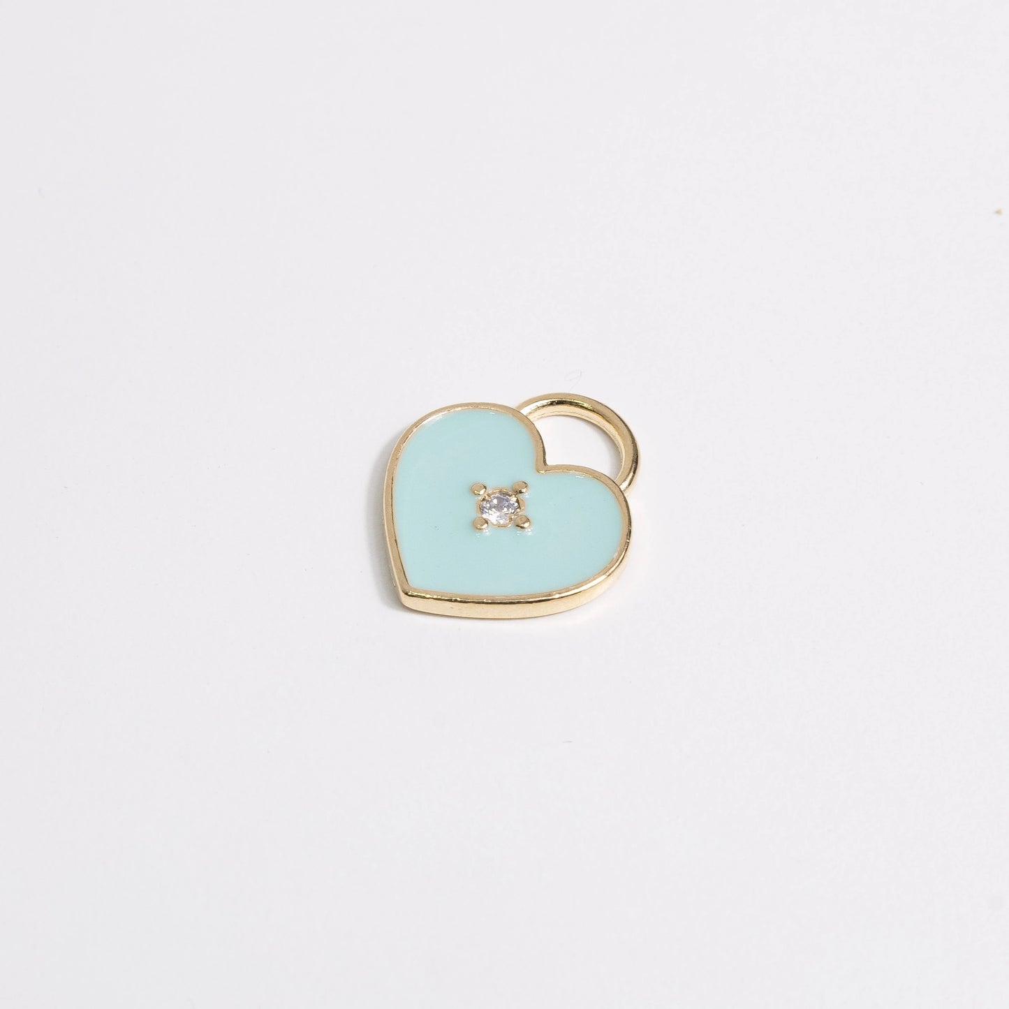 Enamel Heart Charm