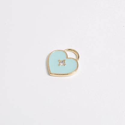 Enamel Heart Charm