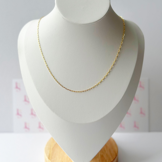 Small Paperclip Necklace
