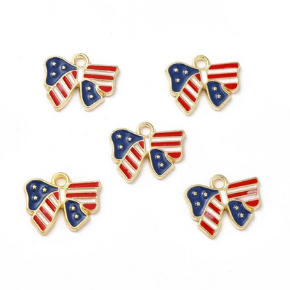 Patriotic Coquette Charm