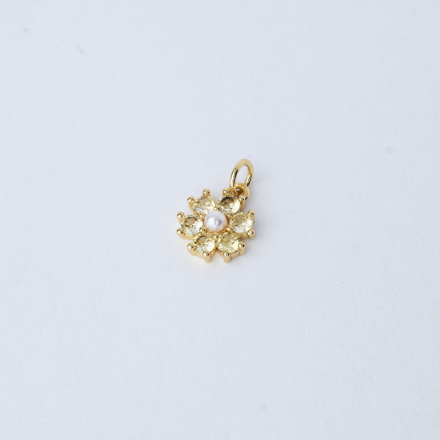 Flower Crystal Charm