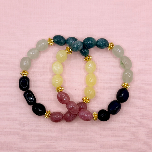 Multi Pebbles Bracelet