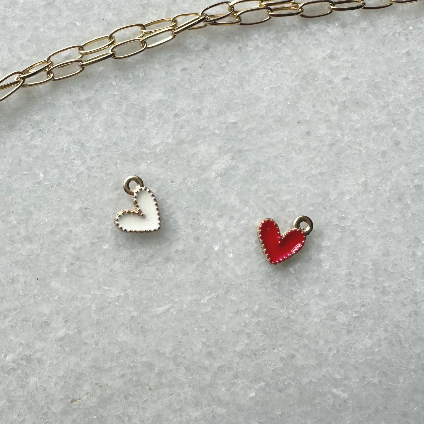 Dainty Enamel Heart