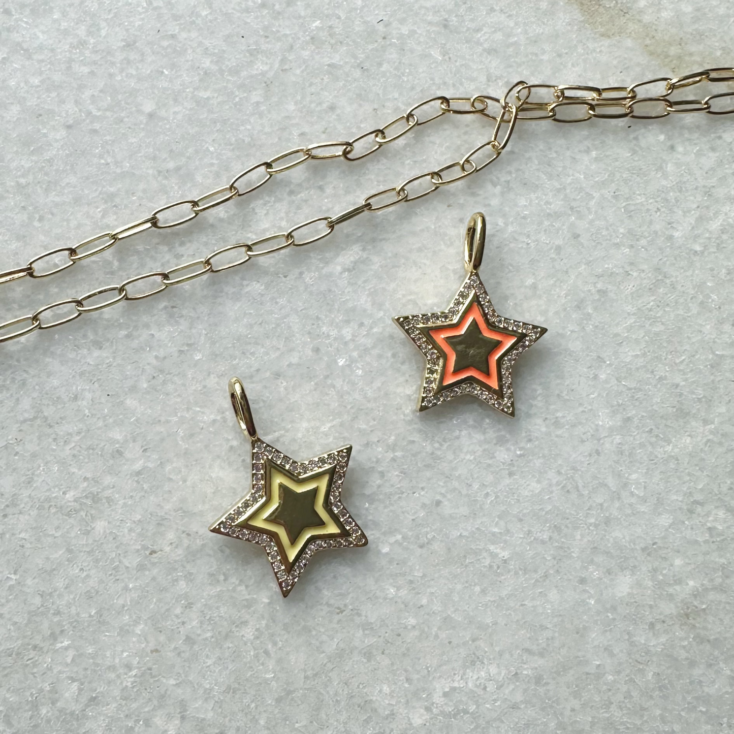 Enamel Star Charm